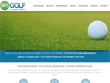 Tablet Screenshot of brsgolf.com